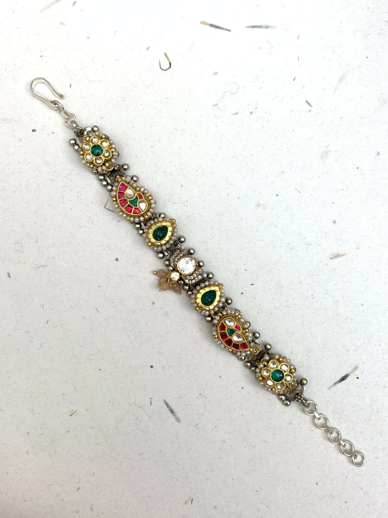 JB969  Maahru Silver Bracelets