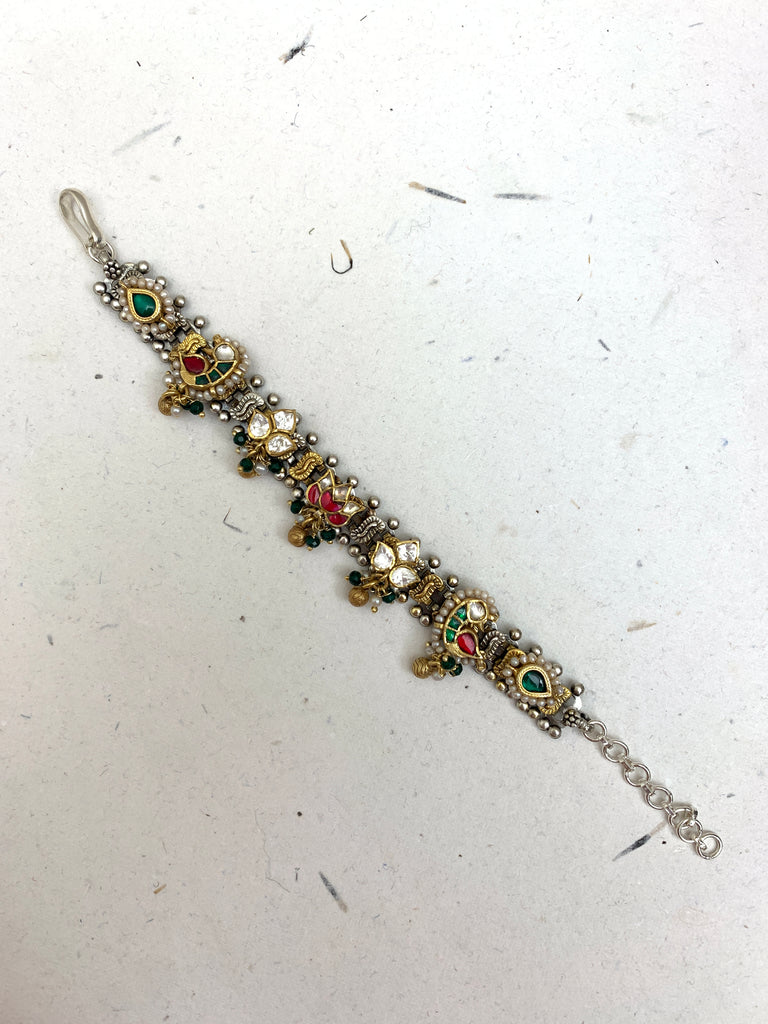 JB973  Maahru Silver Bracelets