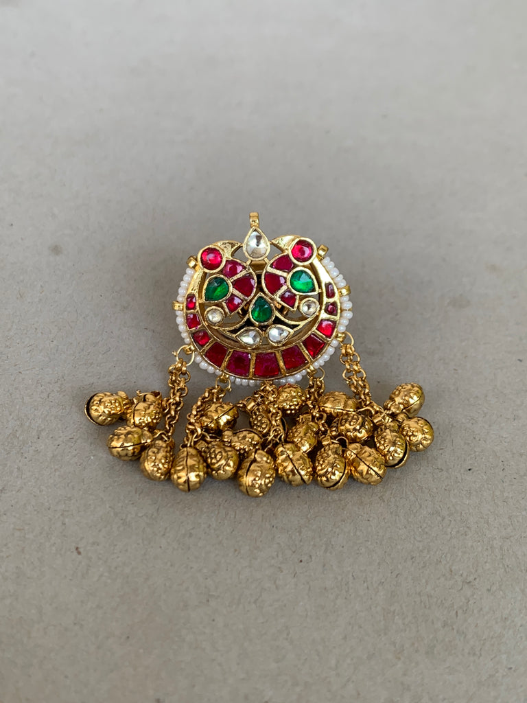 JV282 Antique Jadau Ring