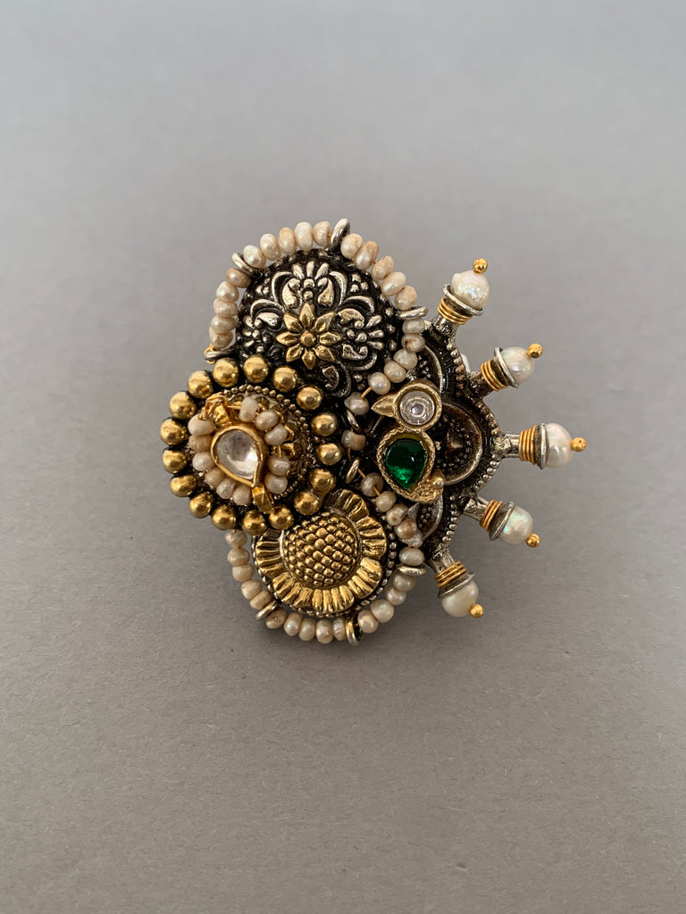 JV411 Maahru Silver Ring