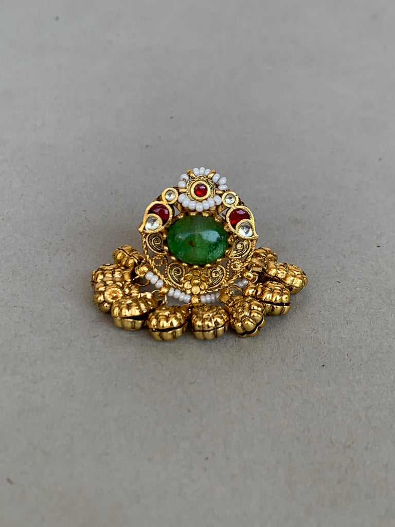 JV452 Antique Jadau Ring