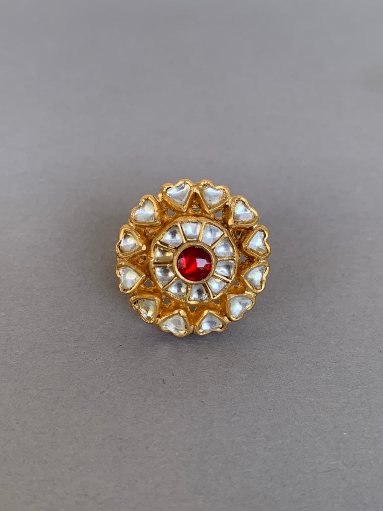 JV483 Multi Jadau Silver Ring