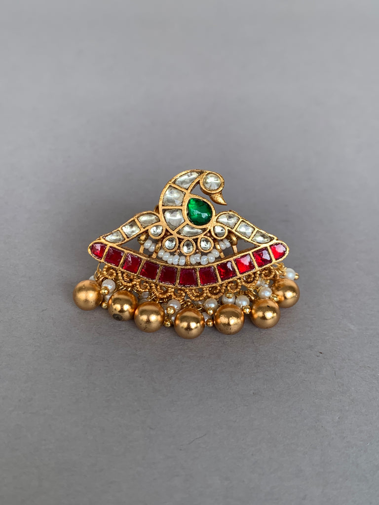 JV516  Multi Jadau Ring