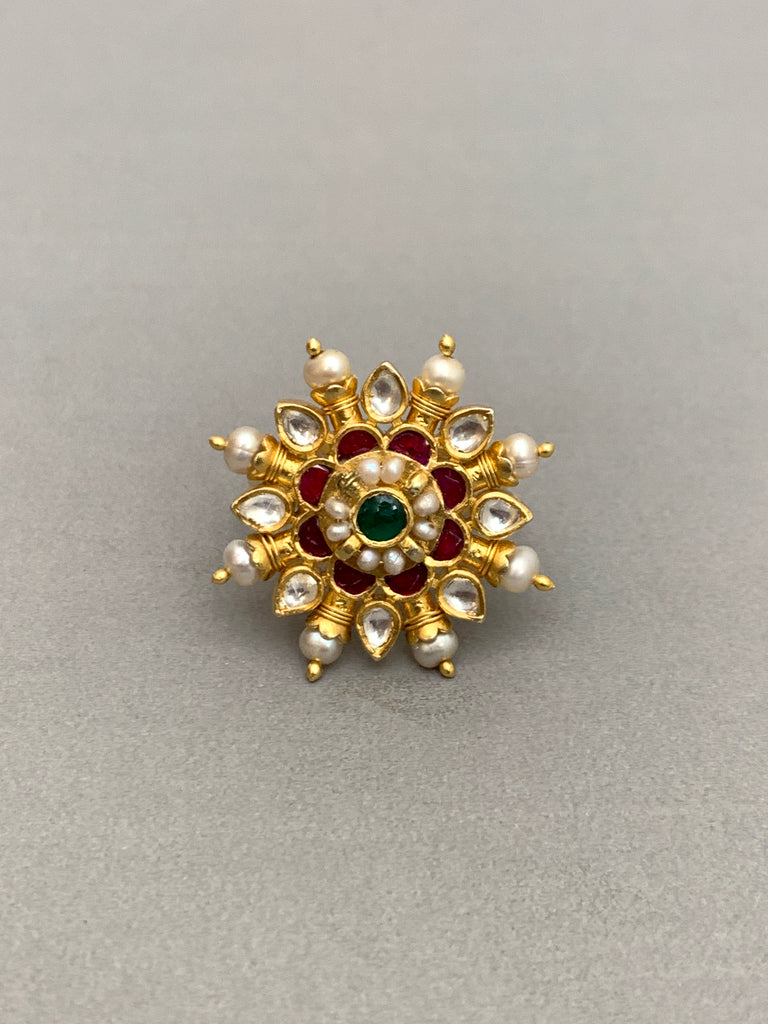 JV592  Heritage Jadau Ring