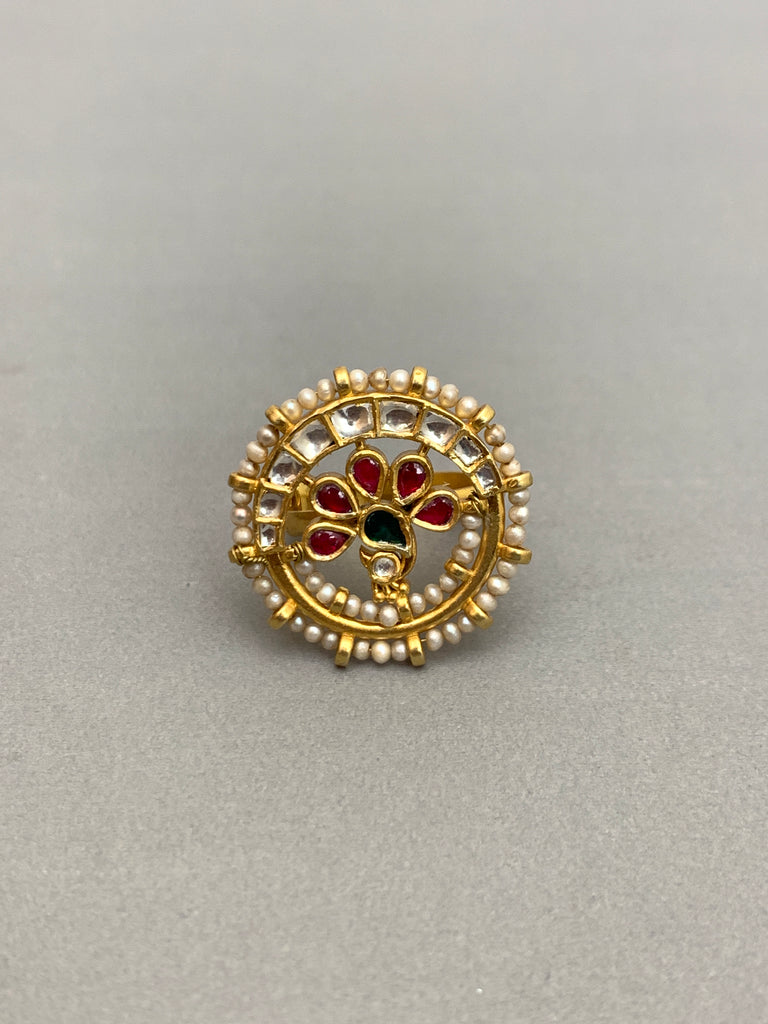 JV634  Heritage Jadau Ring