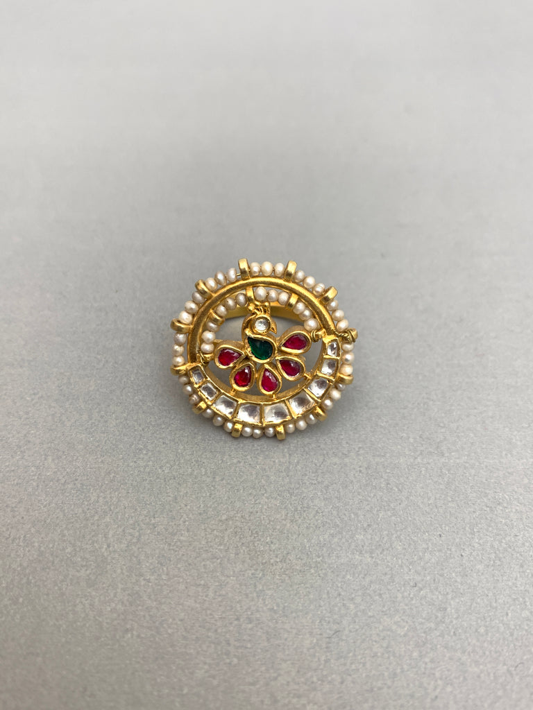 JV634  Heritage Jadau Ring
