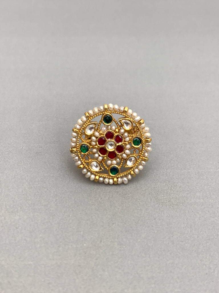 JV635  Heritage Jadau Ring