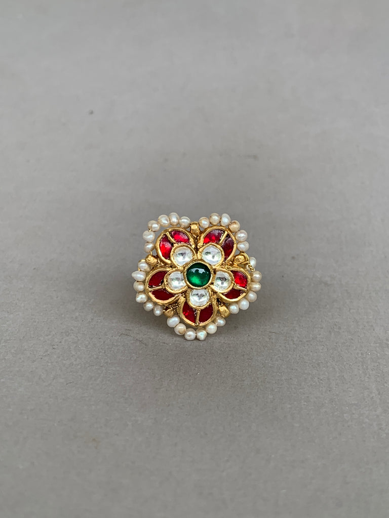 JV645 Heritage Jadau Ring