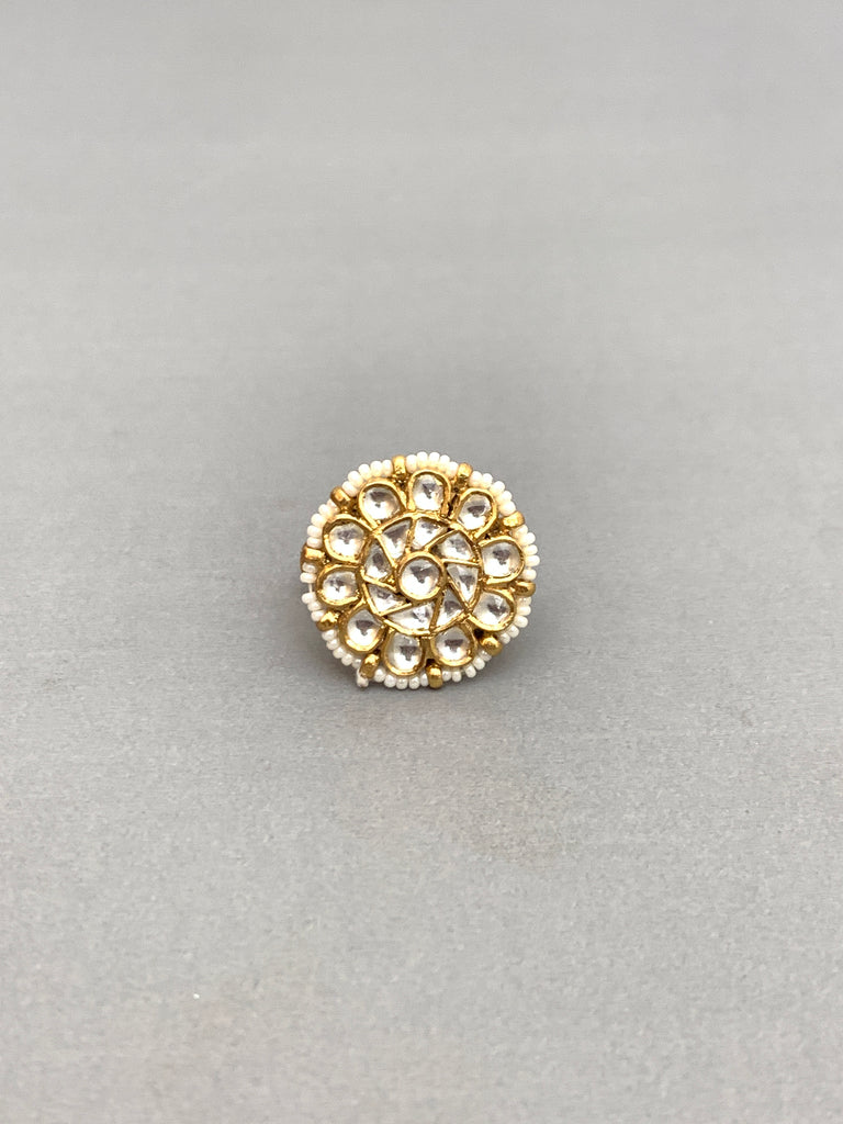 JV649W  Heritage Jadau Ring