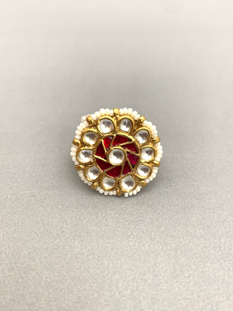 JV649R Heritage Jadau Ring