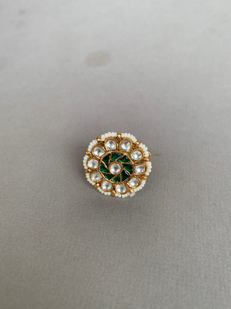 JV649 Heritage Jadau Ring