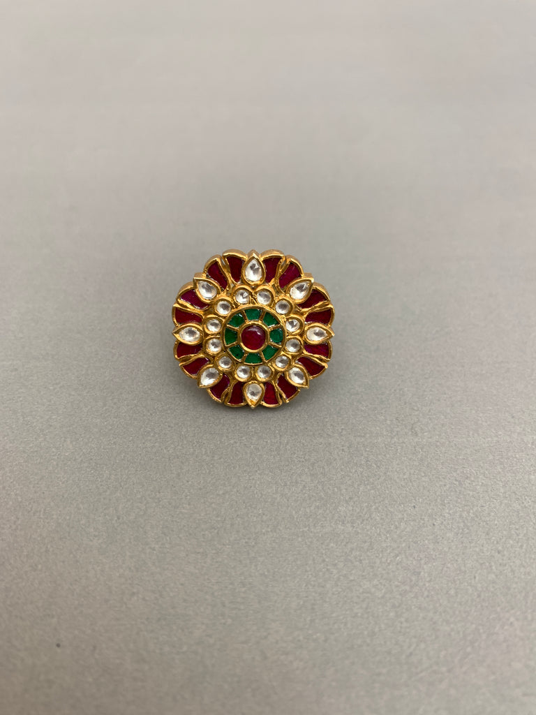 JV674M  Heritage Jadau Ring