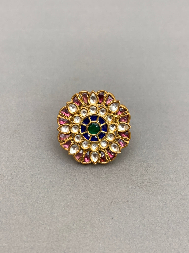 JV674BR  Heritage Jadau Ring