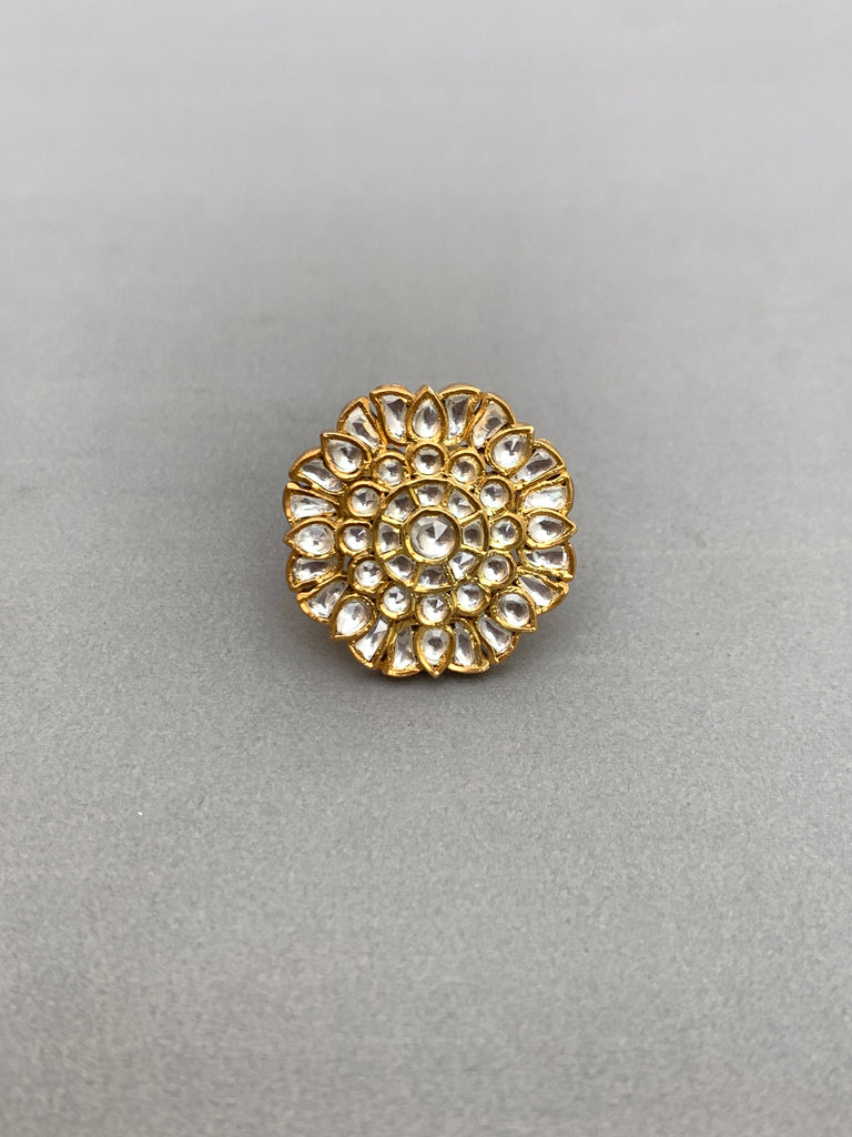 JV674W  Heritage Jadau Ring