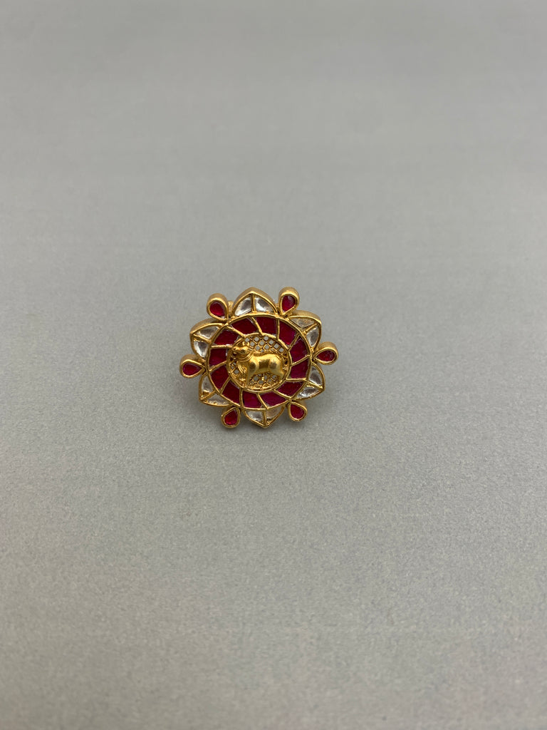 JV675R  Heritage Jadau Ring