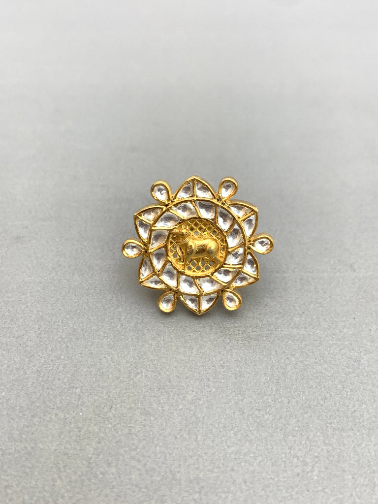 JV675W  Heritage Jadau Ring
