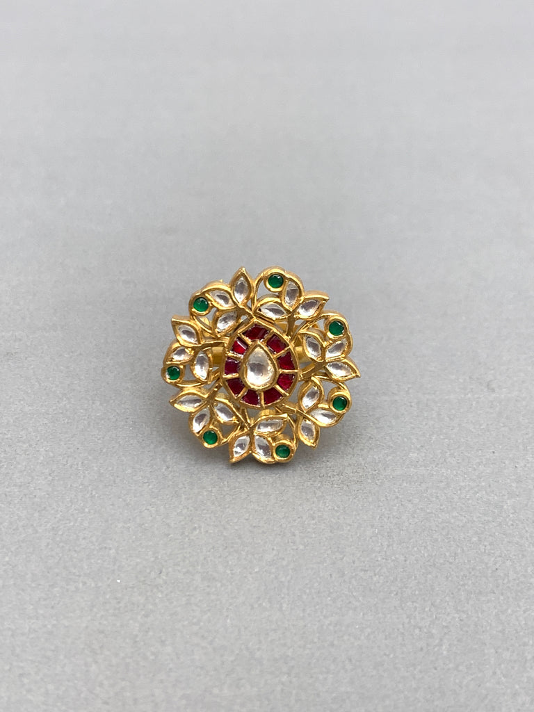 JV676M  Heritage Jadau Ring