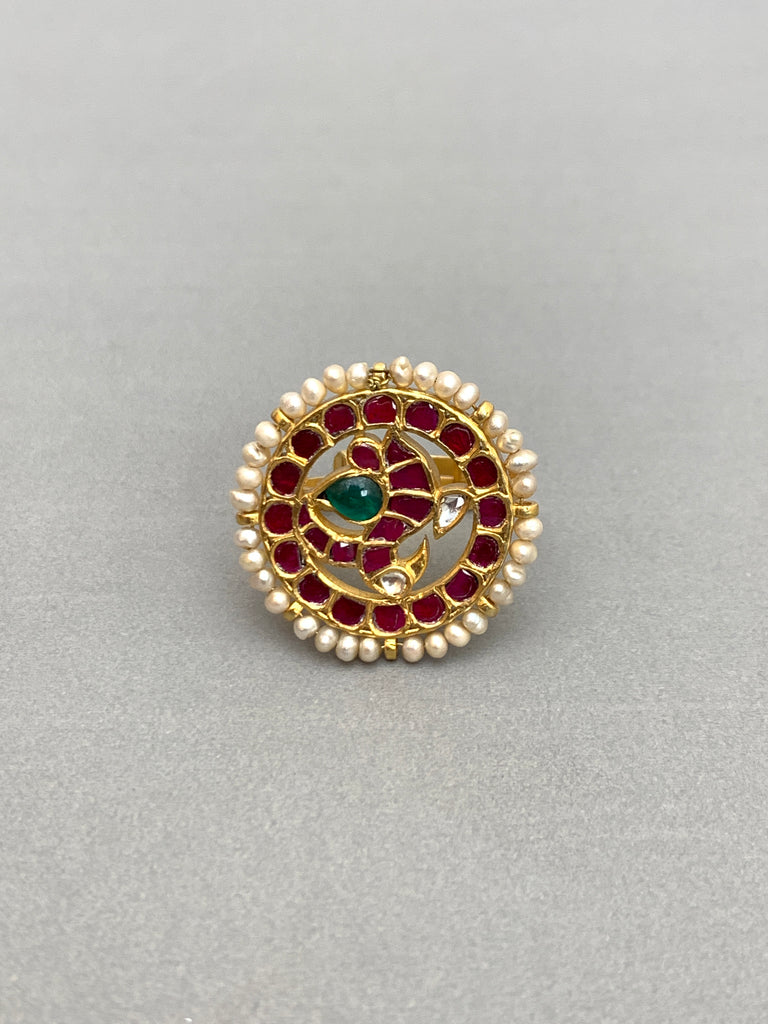 JV677  Heritage Jadau Ring