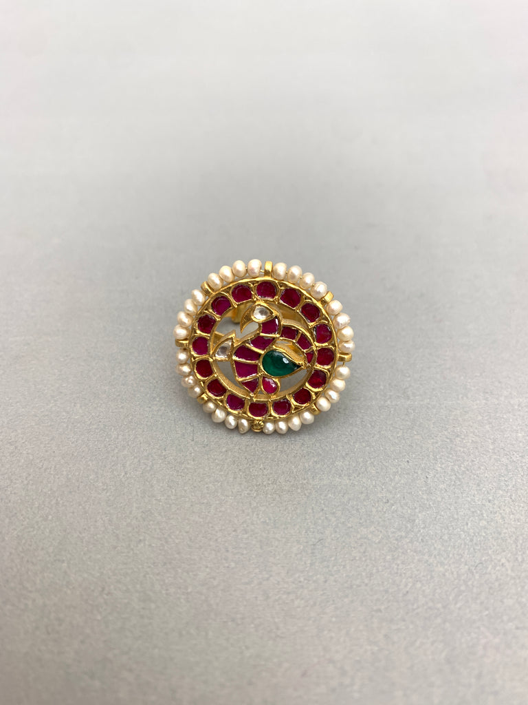 JV677  Heritage Jadau Ring