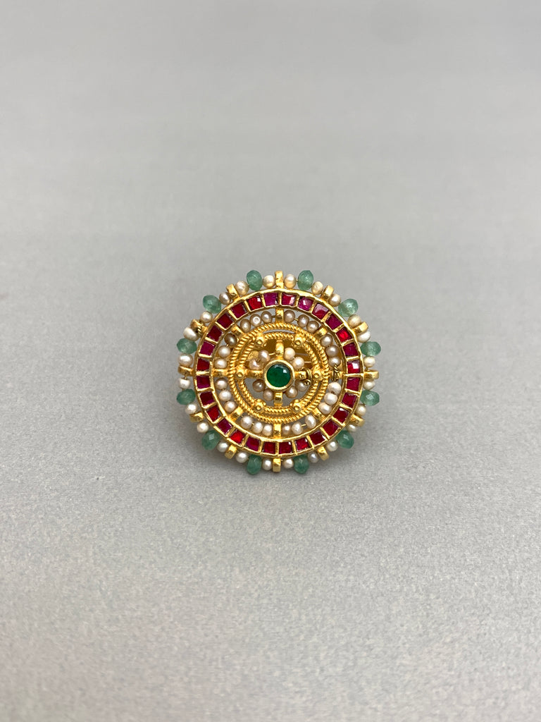 JV679  Heritage Jadau Ring