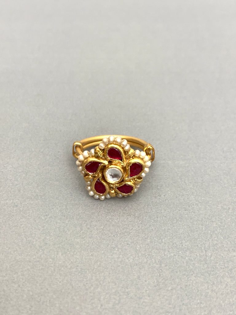 JV682R  Heritage Jadau Ring