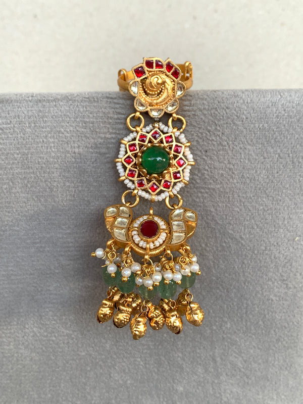 JV548 Antique Jadau Ring