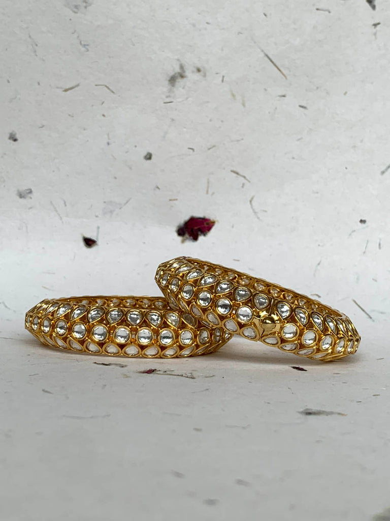 KB133  Kundan  Bangle