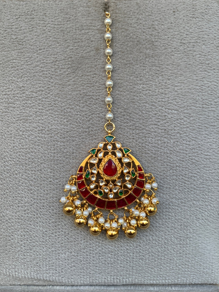 KK816M White Jadau Mangtikka