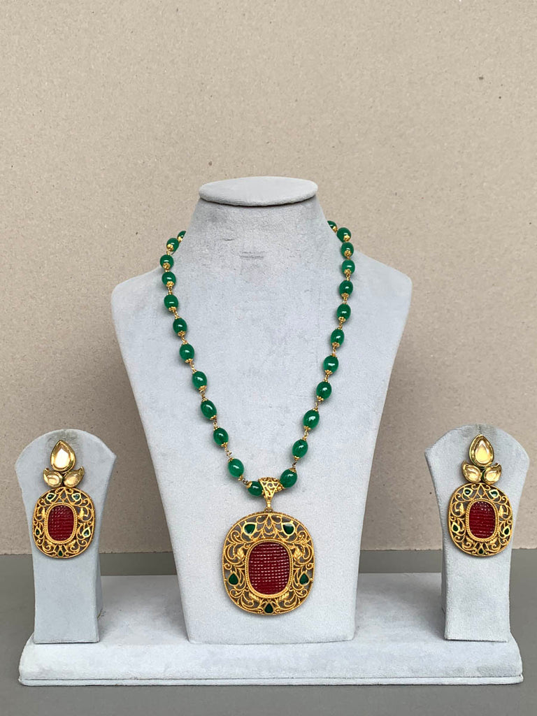 KN221 MULTI KUNDAN  SET