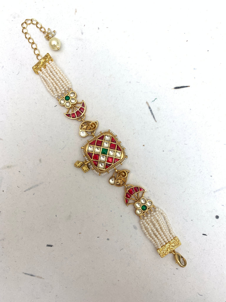 MB1032  Antique Jadau Bracelet