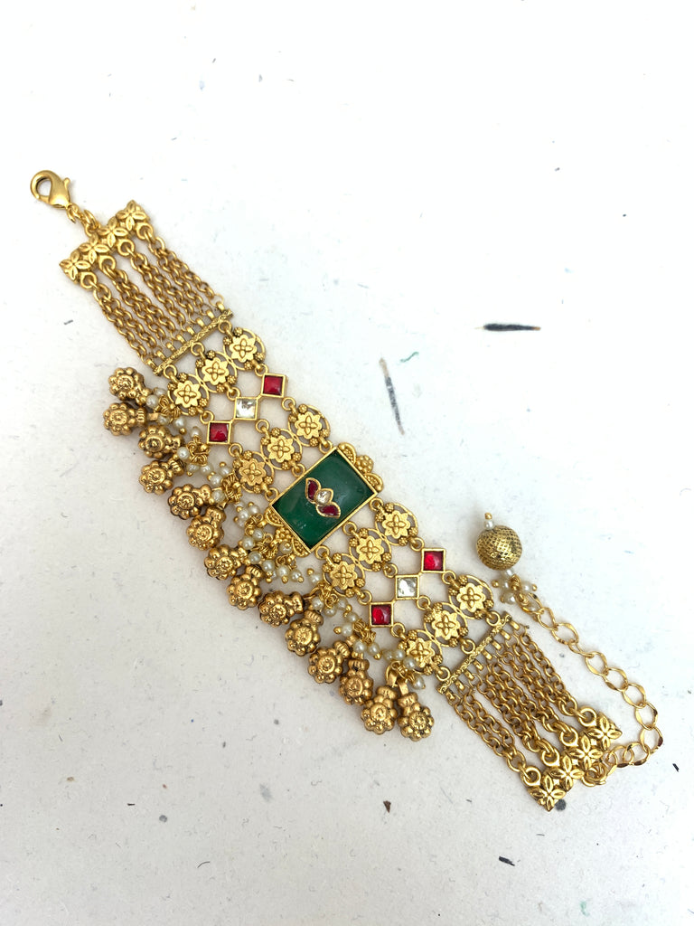 MB1056  Antique Jadau Bracelet