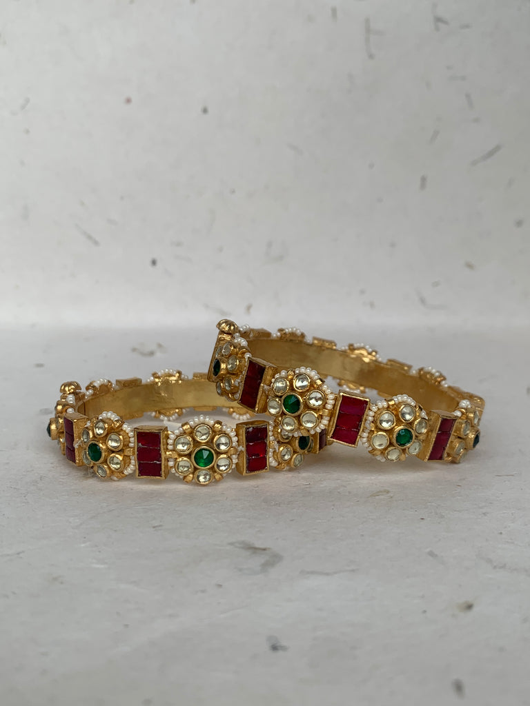 MB318 Multi Jadau Bangle