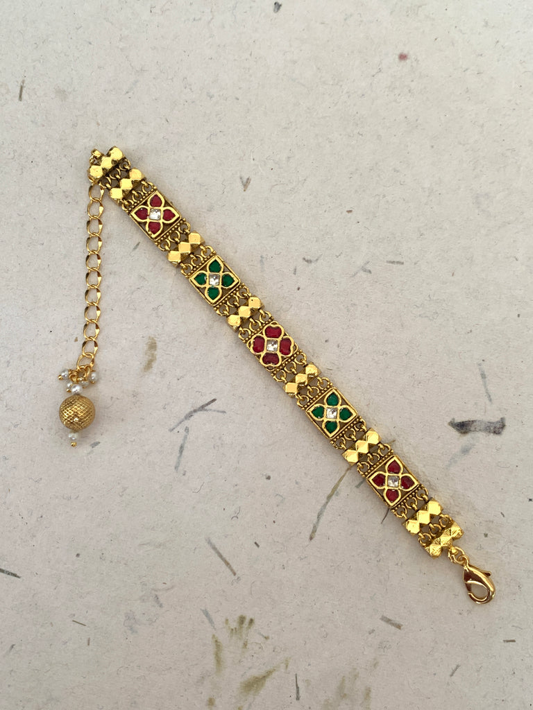 MB694 Multi Jadau Bracelet