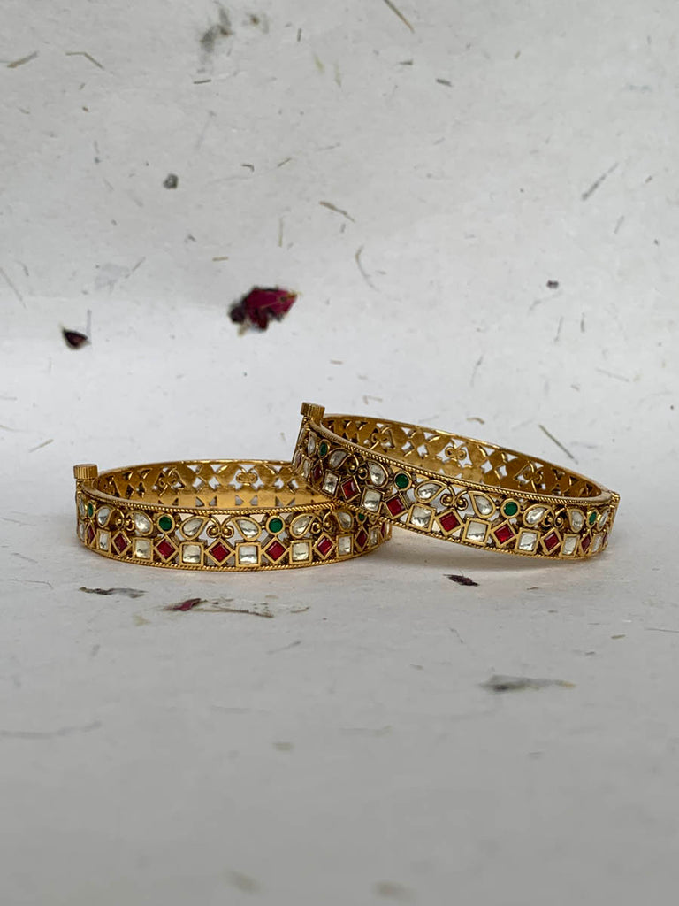 MB760 Multi Jadau Bangle