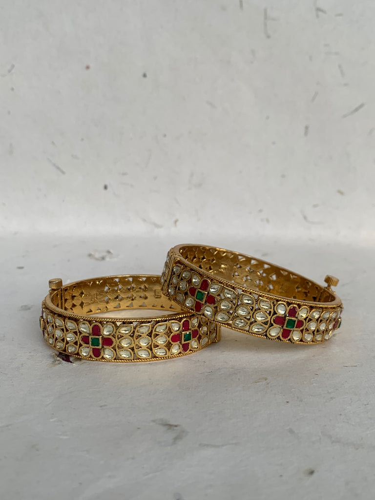 MB786M Multi Jadau Bangle