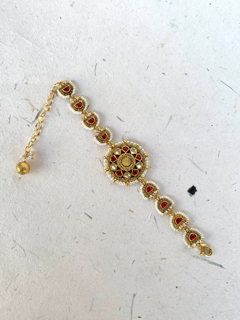 MB902 Red Jadau Bracelet