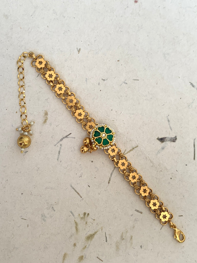 MB921 Green Jadau Bracelet