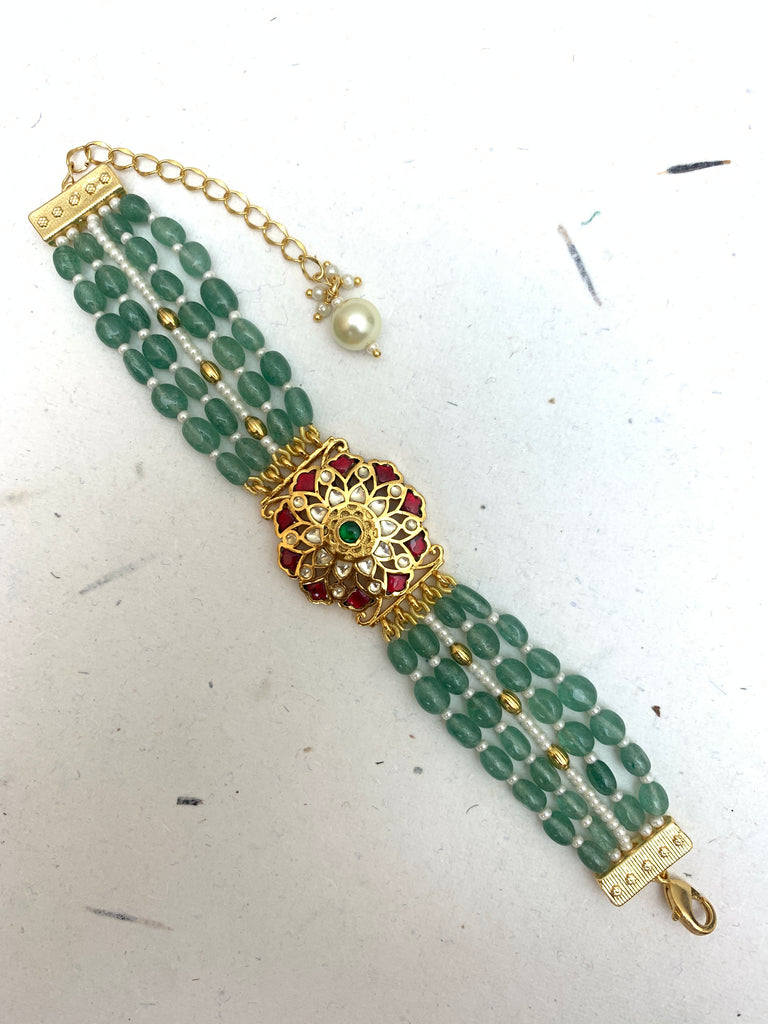 MB949M  Antique Jadau Bracelet