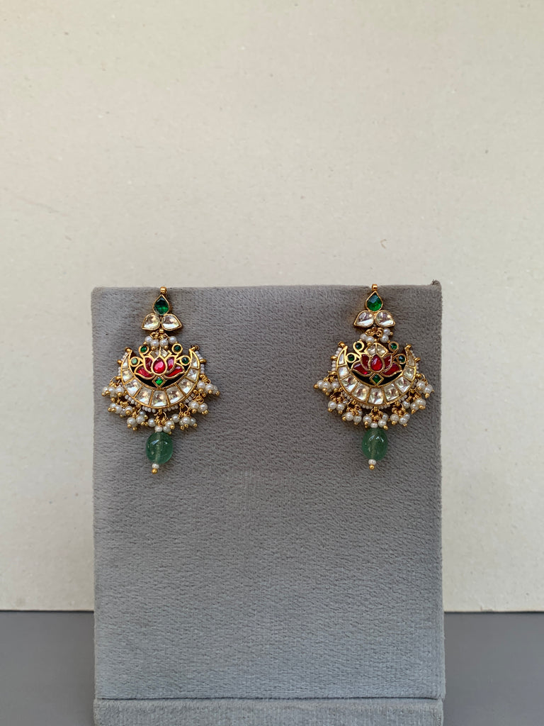 ME543 Multi Jadau Earrings