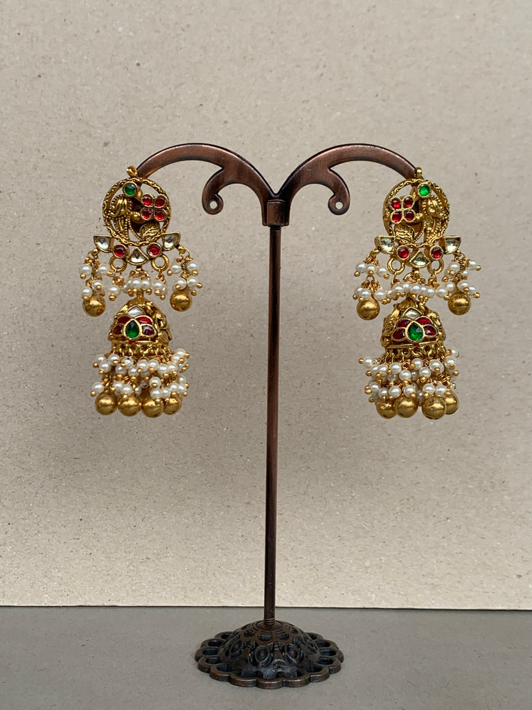 TN467 Jadau Earrings