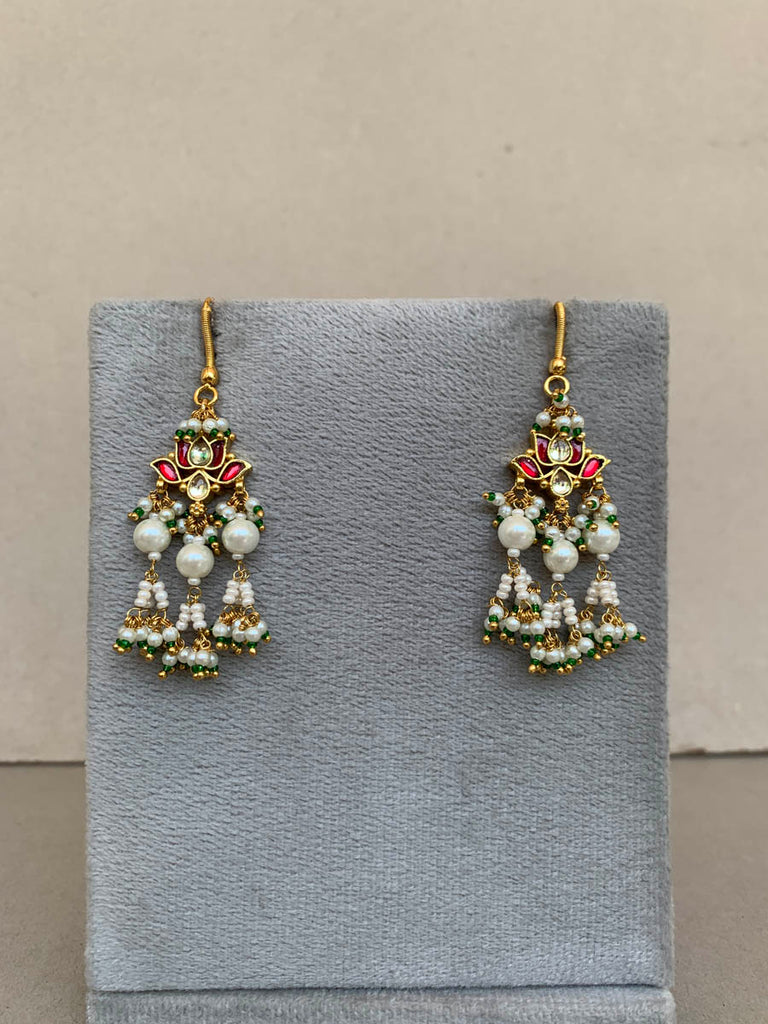 ME649 Jadau Earrings