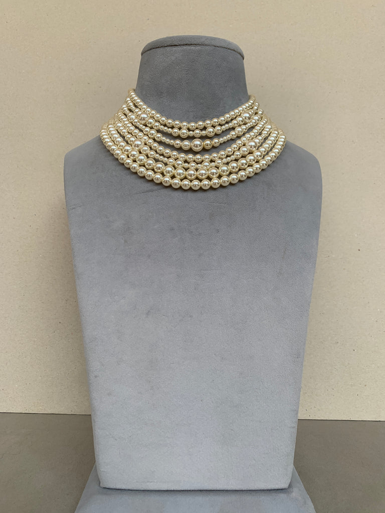 ML226 White Pearl Mala