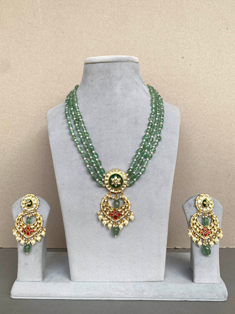 MM073 Multi Green Jadau Set