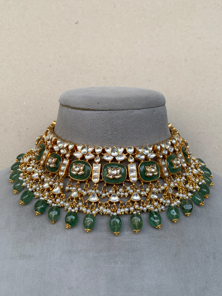 MM1588 Multi Antique Bridal Jadau Set