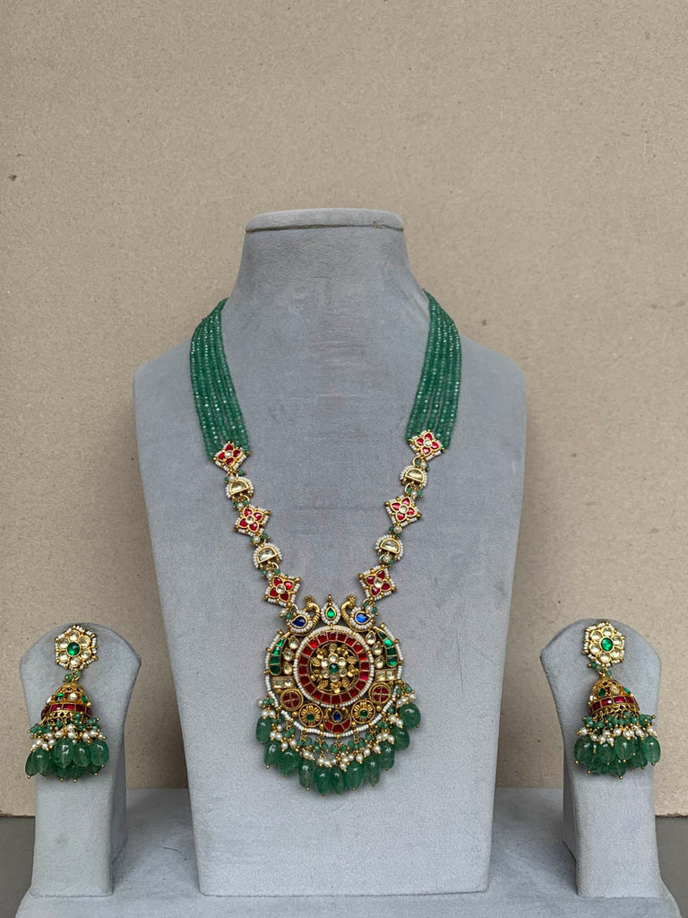 MM634 Multi Green Jadau Set