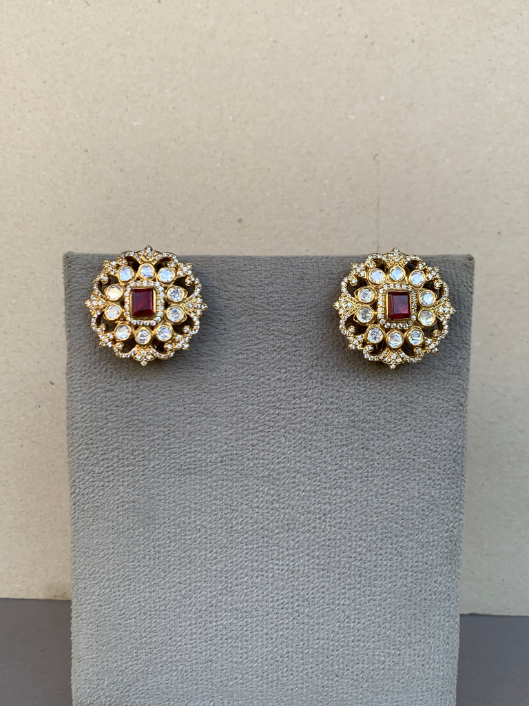 MZ136G Moissanite Earrings