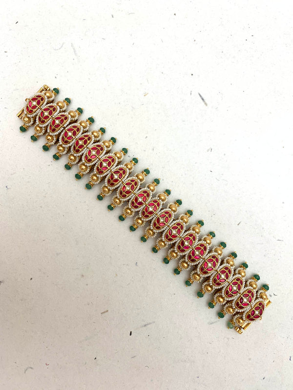 MB1073 Heritage Sutarla Jadau  Bracelet