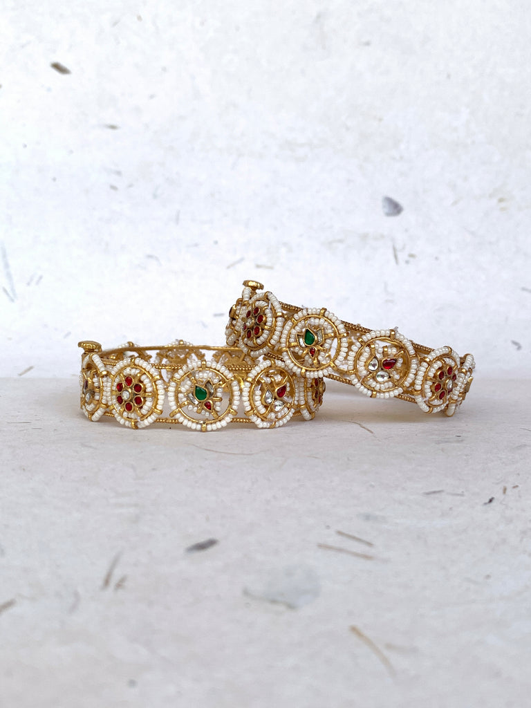 MB817  Multi Jadau Bangle