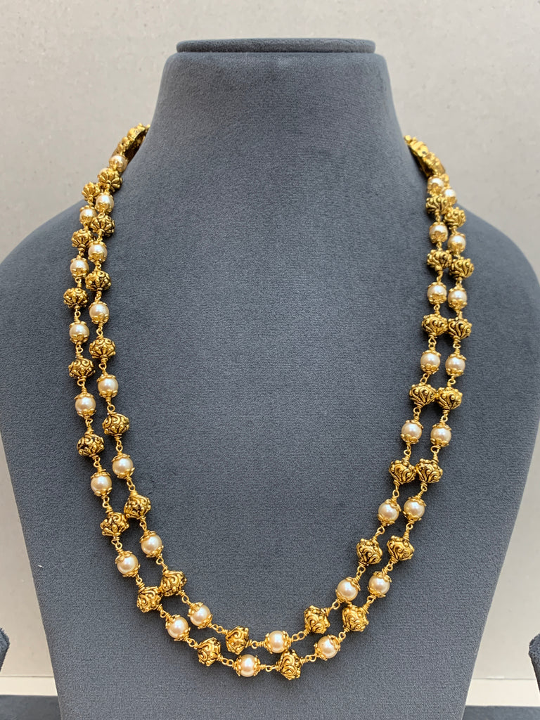 ML386  Antique Mala (92.5 Silver)