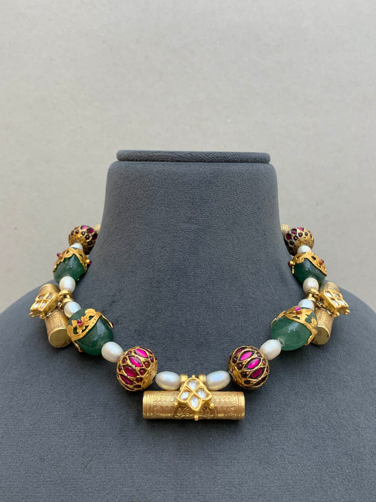 ML397  Keshi Pearl Mala (92.5 Silver)
